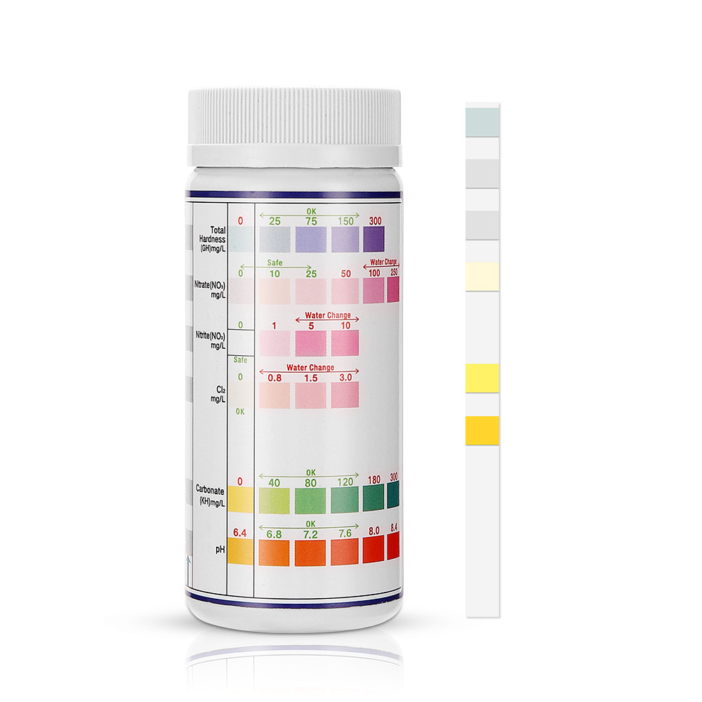 Marine Aquarium Test Kit - شرائط اختبار جودة المياه متعددة الوظائف