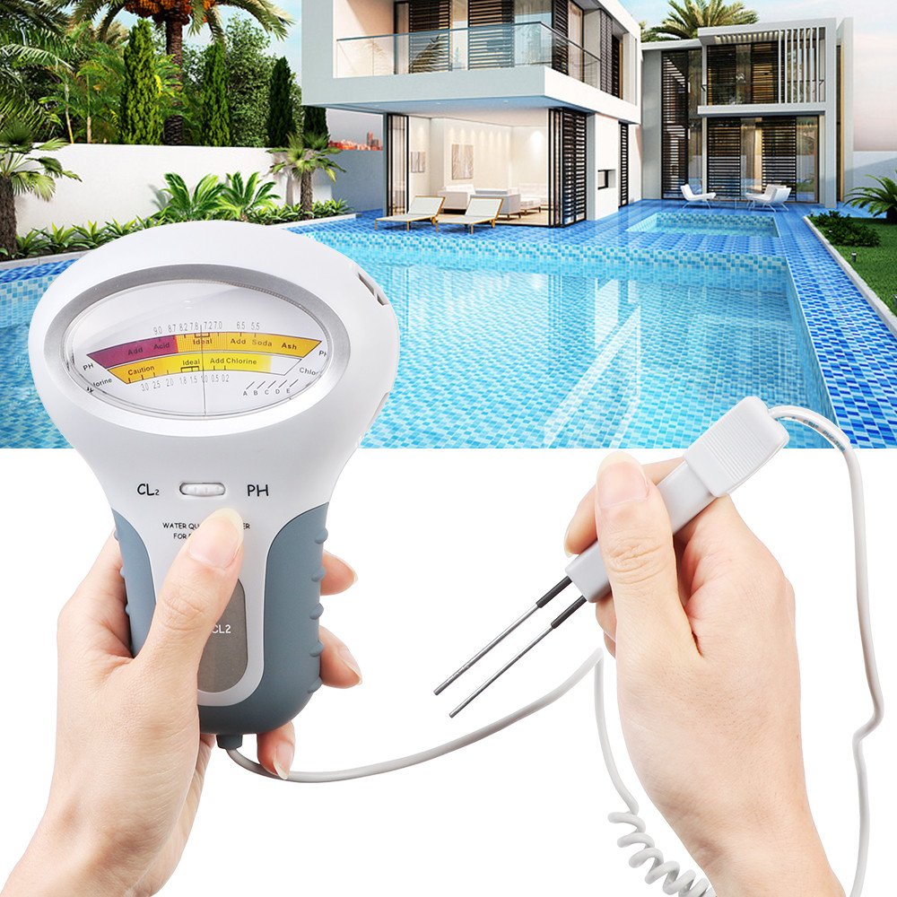 Marine Aquarium Test Kit - 2 في 1 PH الكلور متر