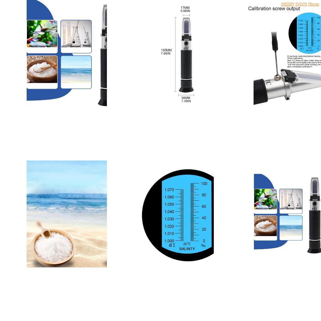 Refractometer Salinity - جهاز قياس انكسار الملوحة K1AE جهاز