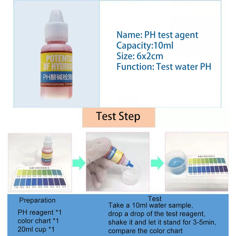 PH NH4 NO2 No3 GH CI H2S خزان  - مراجعة Marine Aquarium Test Kit وسعره