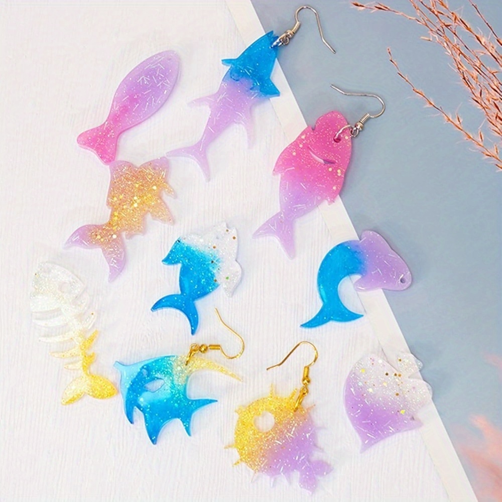 مجموعة قوالب الأقراط والقلادات - مراجعة Aquarium Marine Fish وسعره