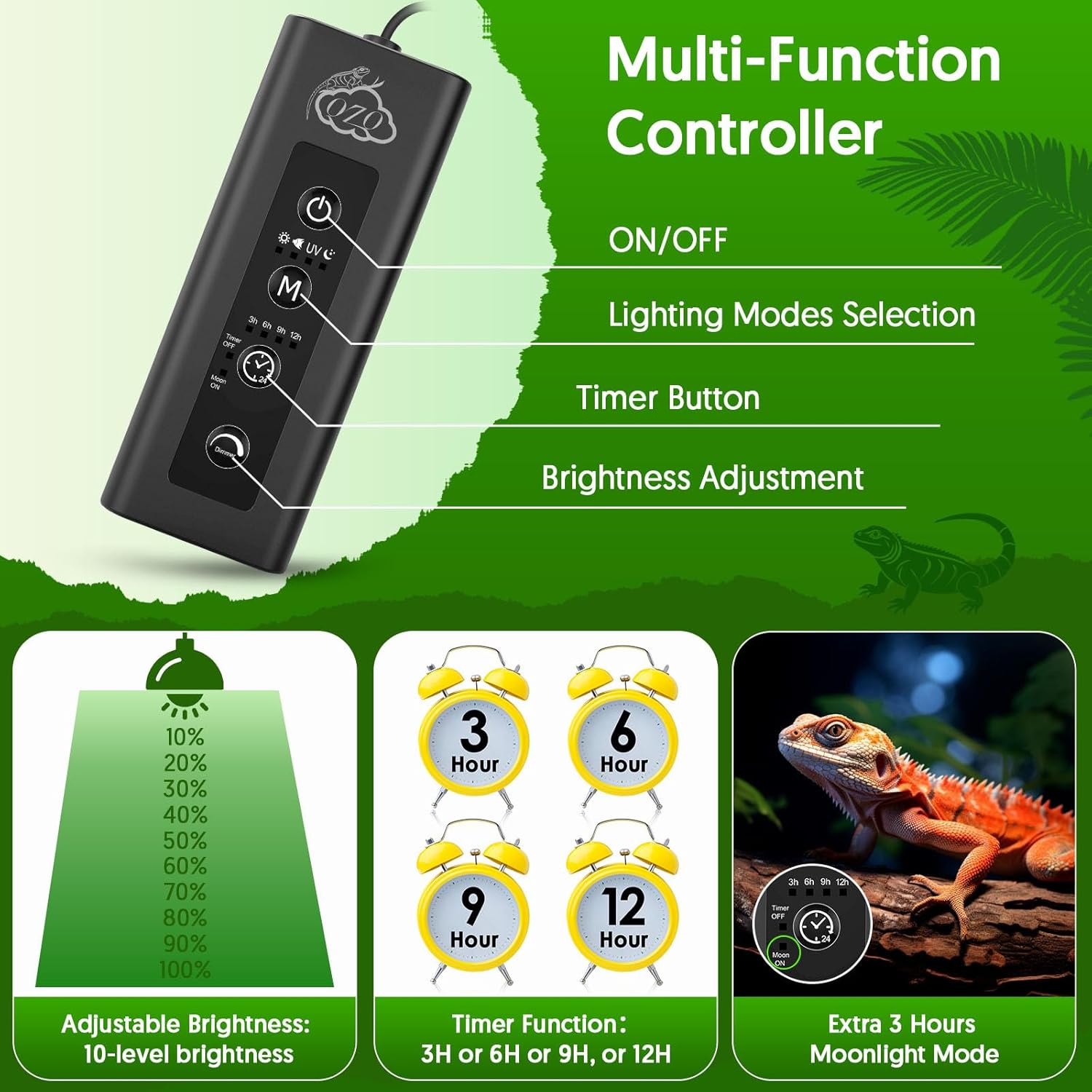 24 واط LED UVA UVB مصباح الزوا - مراجعة Marine Aquarium Led Lights وسعره
