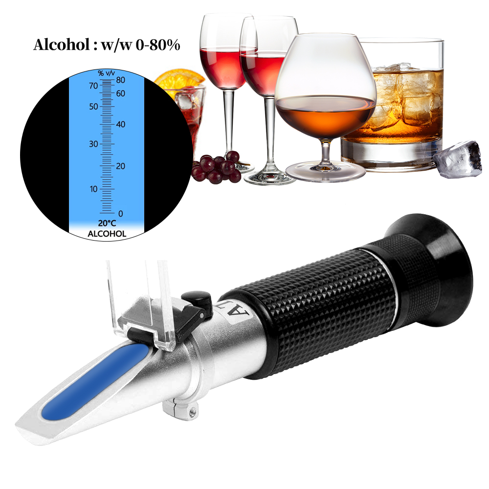 مقياس انكسار الكحول المحمولة ، - مراجعة Refractometer Salinity وسعره