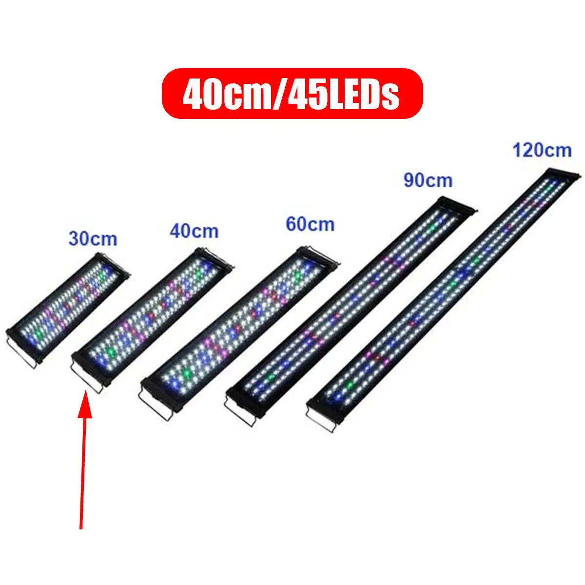 مصباح حوض أسماك LED متعدد الأل - مراجعة Aquarium Marine Color وسعره