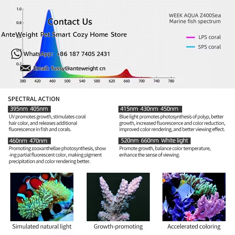 مصباح حوض السمك الذكي Z250Sea/ - مراجعة Marine Aquarium Led Lights وسعره
