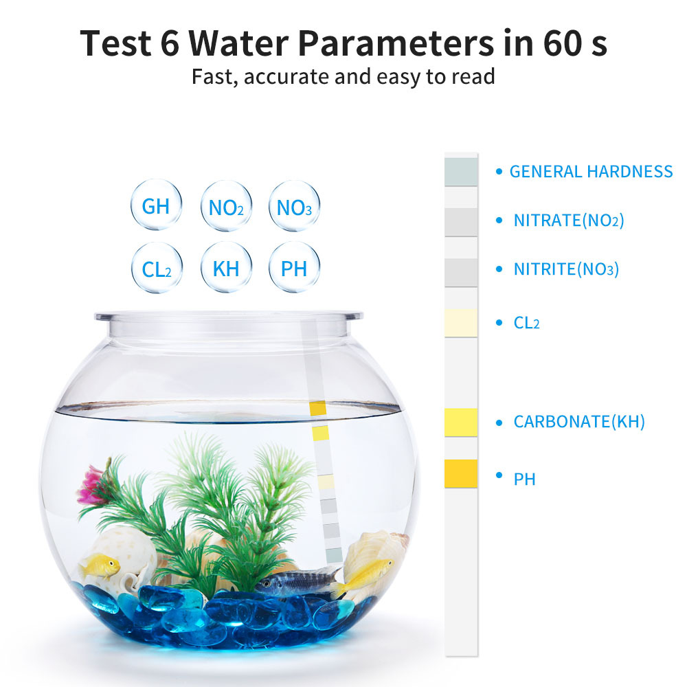 شرائط اختبار جودة المياه متعدد - مراجعة Marine Aquarium Test Kit وسعره