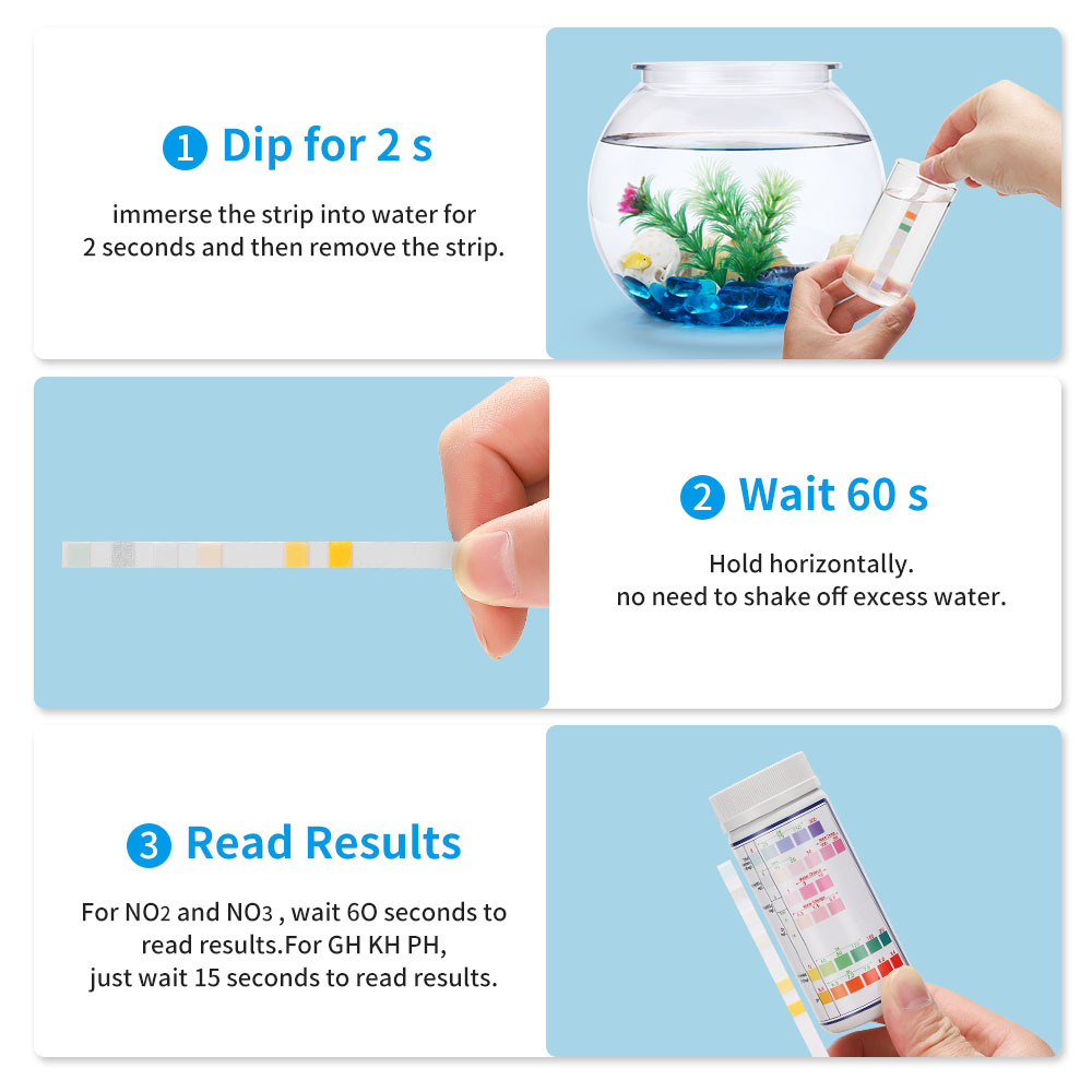 شرائط اختبار جودة المياه متعدد - مراجعة Marine Aquarium Test Kit وسعره