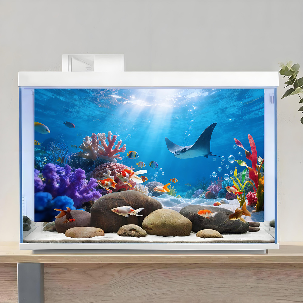 ملصق خلفية لحوض السمك، ملصق مس - مراجعة Marine Aquarium Glue وسعره