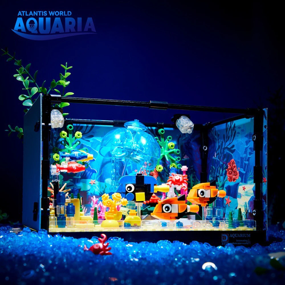 سلسلة الأفكار: مكعبات بناء حيو - مراجعة Aquarium Marine Fish وسعره