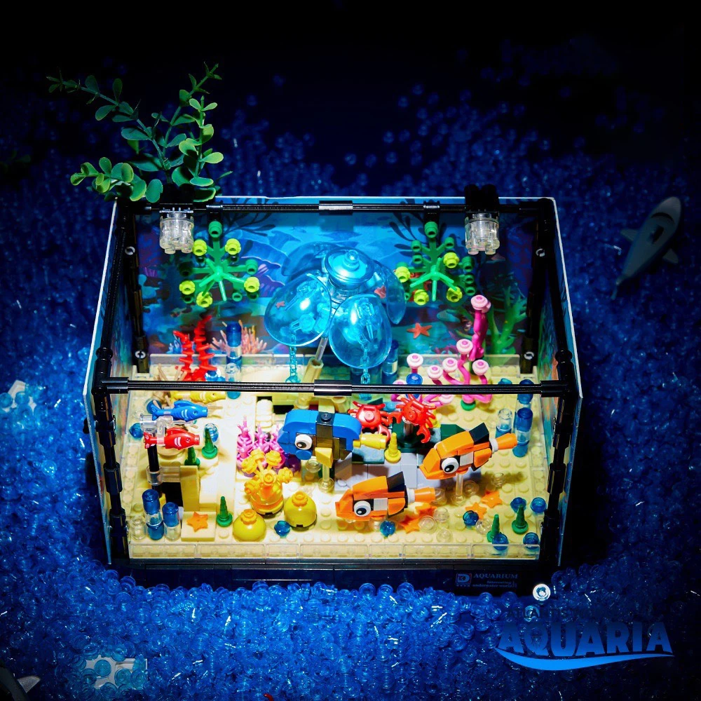 سلسلة الأفكار: مكعبات بناء حيو - مراجعة Aquarium Marine Fish وسعره