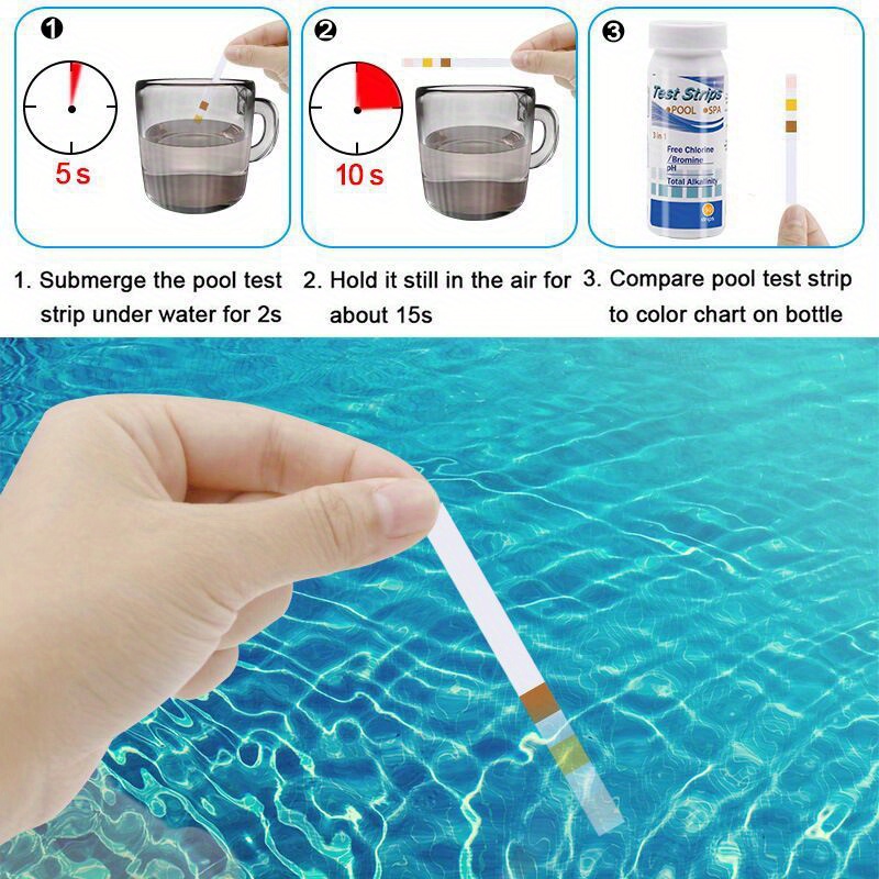 شرائط اختبار الكلور ودرجة الحم - مراجعة Marine Aquarium Test Kit وسعره