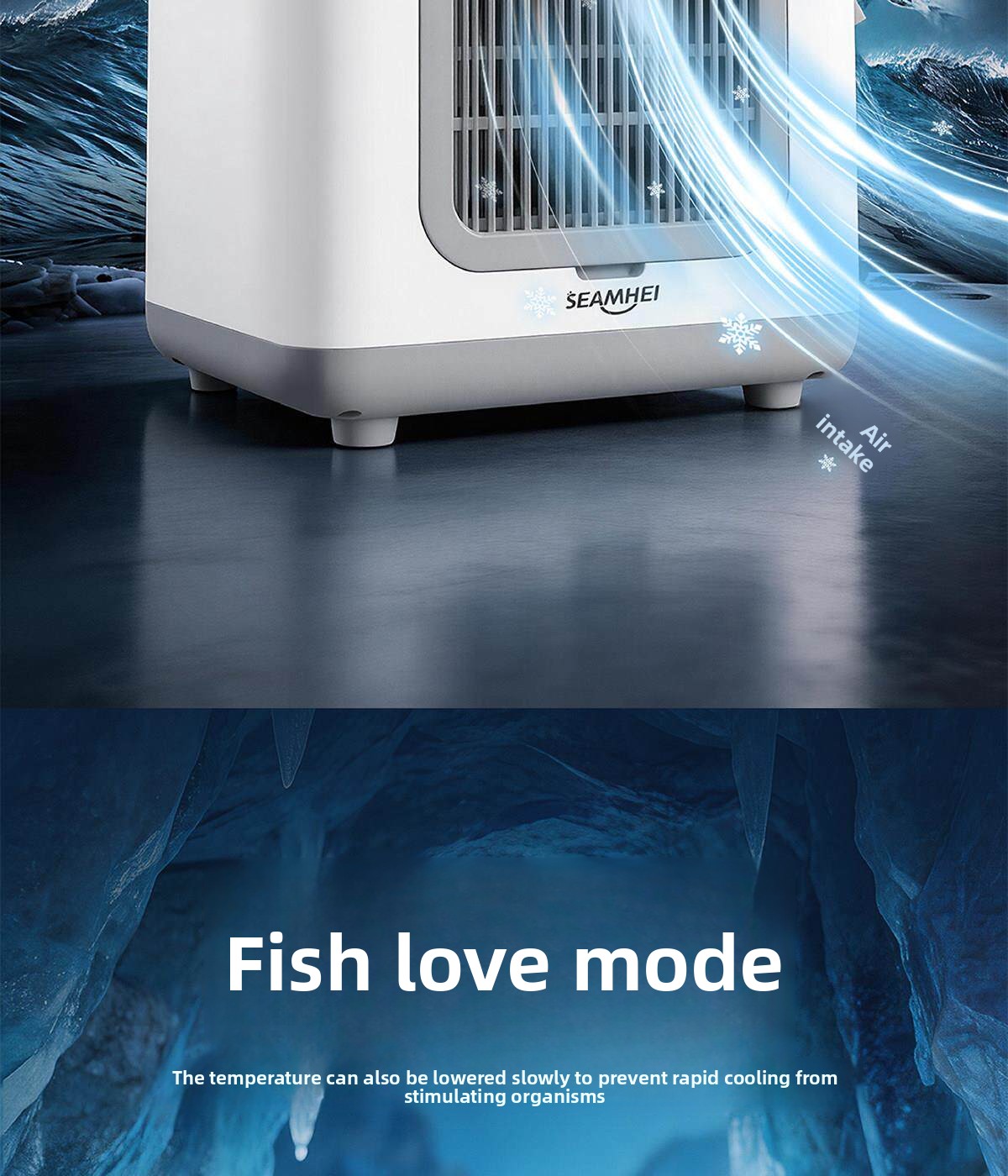 مبرد حوض أسماك ZL-150 صديق للب - مراجعة Marine Aquarium Temperature وسعره