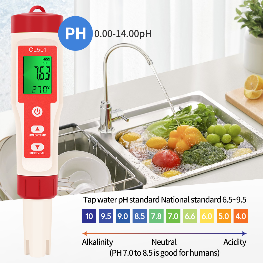 PH/CL2/H2/ORP/مقياس الحرارة كا - مراجعة Marine Aquarium Test Kit وسعره