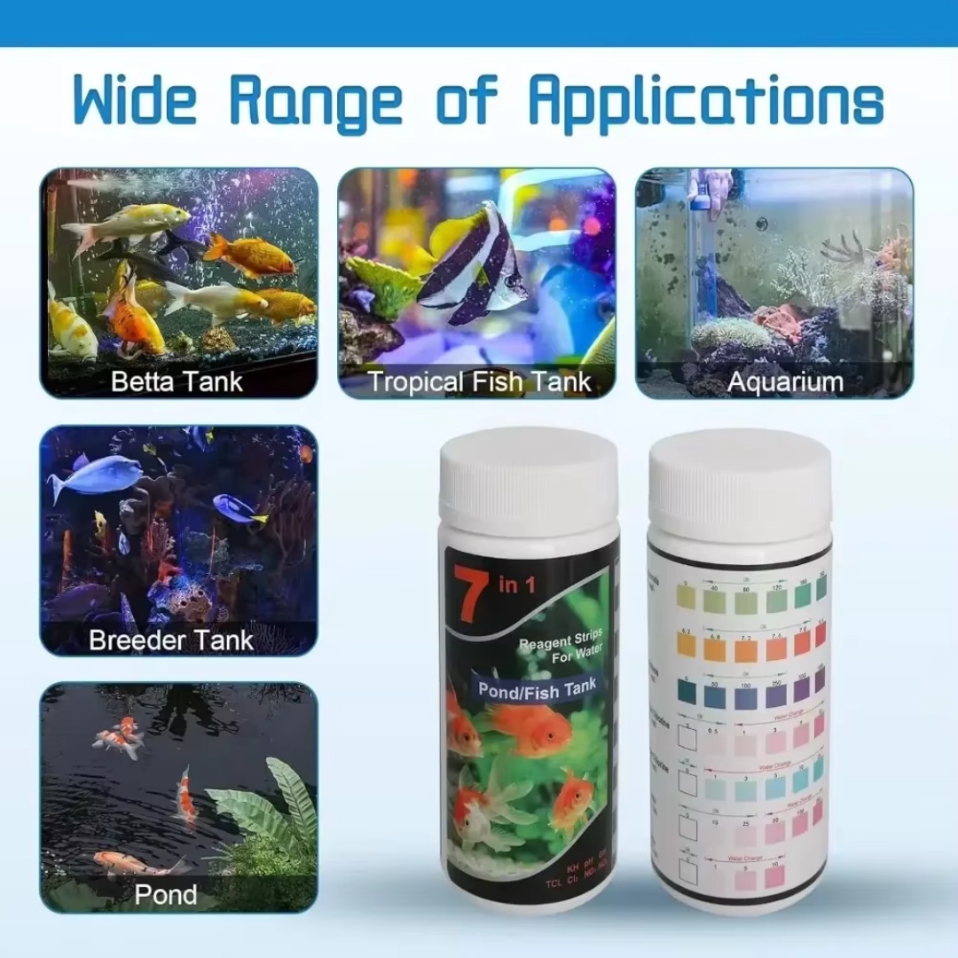 مجموعة شرائط اختبار درجة الحمو - مراجعة Marine Aquarium Test Kit وسعره