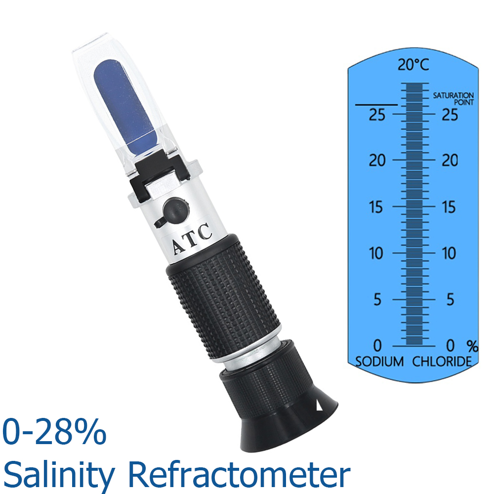 ATC مقياس انكسار مياه البحر مق - مراجعة Refractometer Salinity وسعره