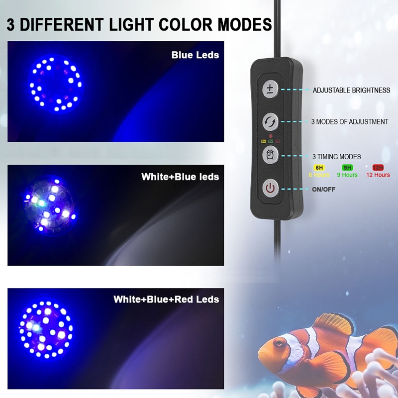 حوض السمك LED الشعاب المرجانية - مراجعة Marine Aquarium Led Lights وسعره