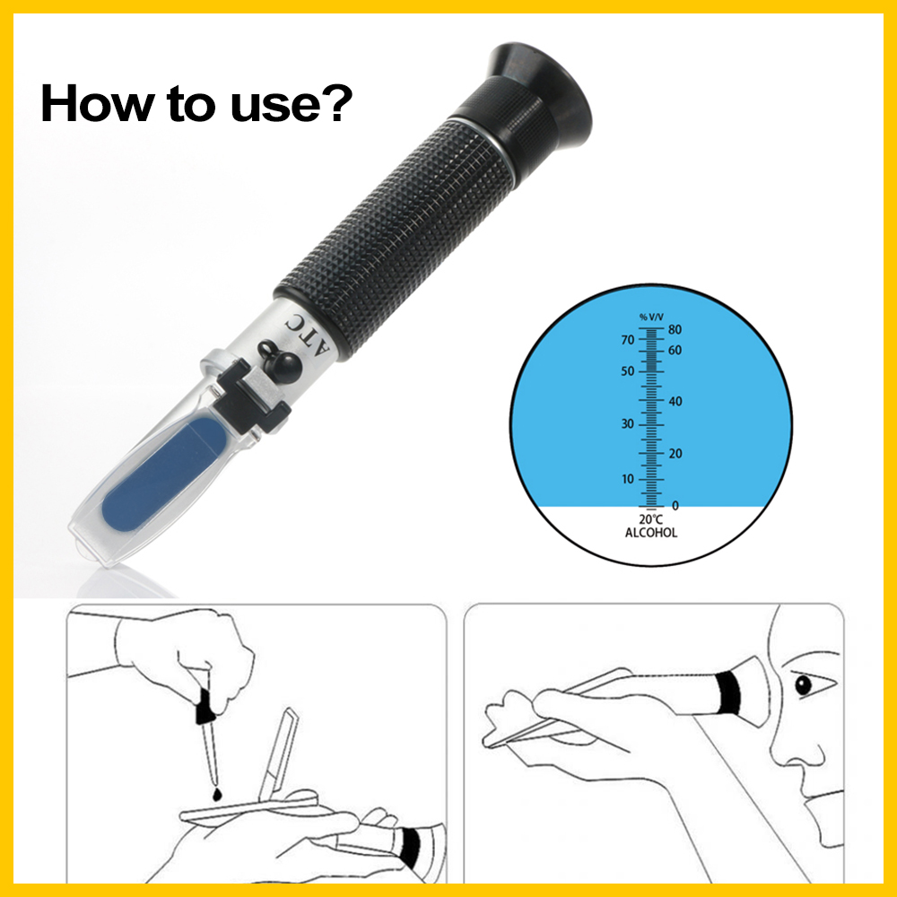 RZ مقياس الإنكسار الكحول مقياس - مراجعة Refractometer Salinity وسعره