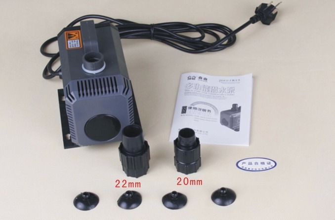 HQB-3000 60 واط مضخة مياه غاطس - مراجعة Aquarium Marine Color وسعره