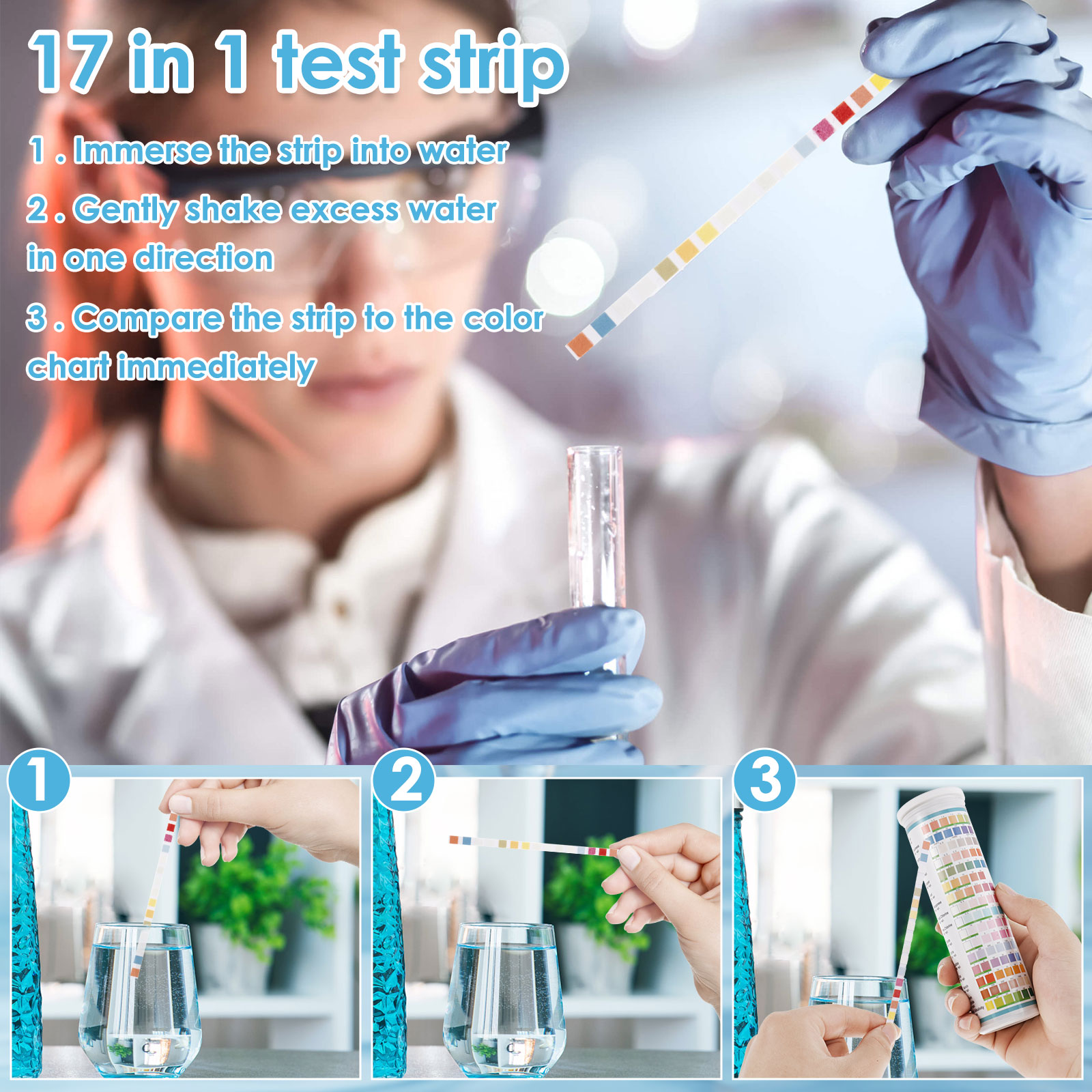 5-17 في 1 شرائط اختبار حوض الس - مراجعة Marine Aquarium Test Kit وسعره