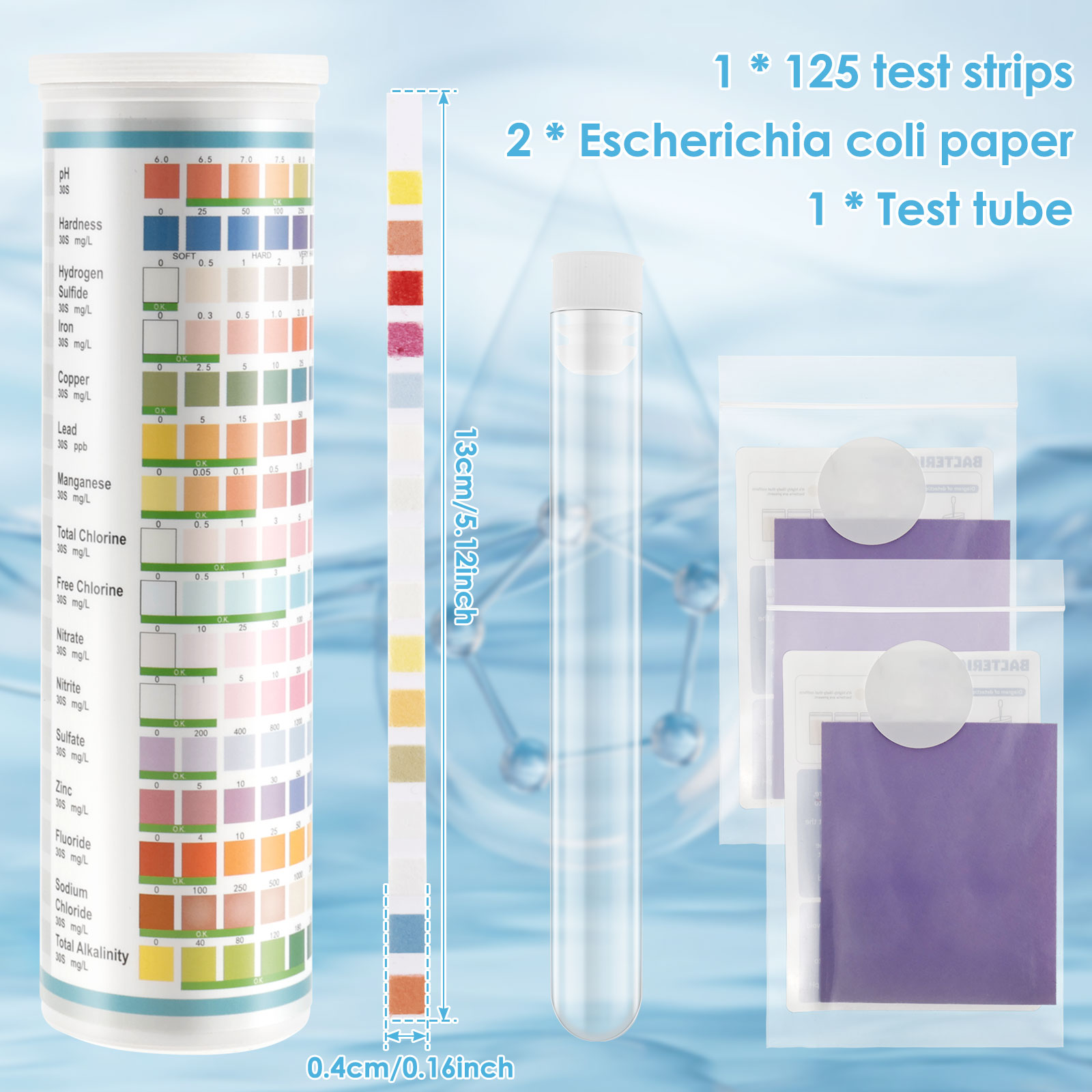 100/125 قطعة شرائط اختبار حوض  - مراجعة Marine Aquarium Test Kit وسعره