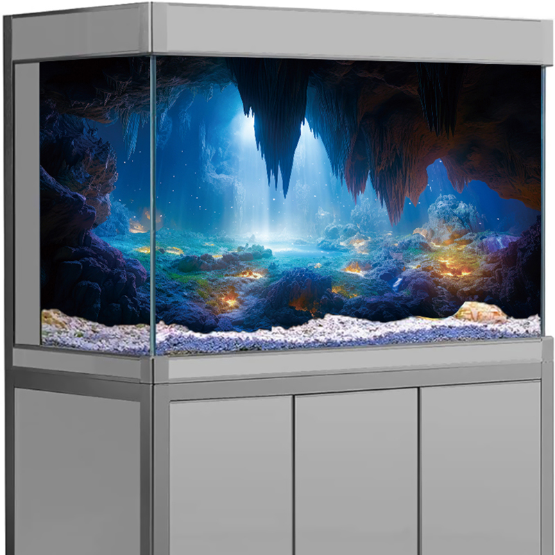 ملصق خلفية لحوض السمك بتصميم ث - مراجعة Marine Aquarium Glue وسعره