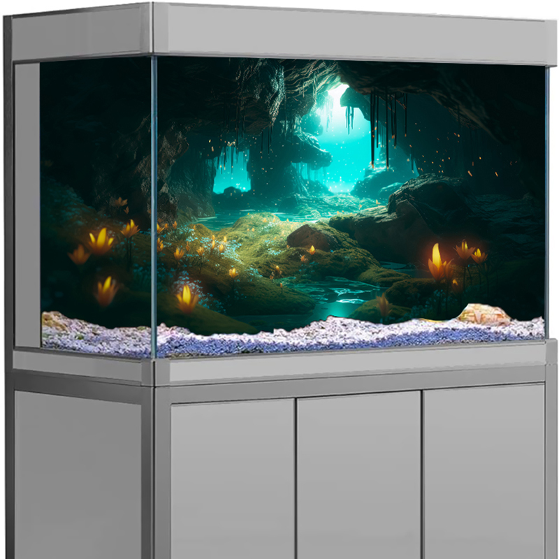 ملصق خلفية لحوض السمك بتصميم ث - مراجعة Marine Aquarium Glue وسعره