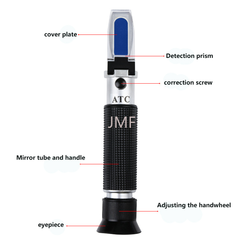 مقياس انكسار للجاذبية المحددة  - مراجعة Refractometer Salinity وسعره