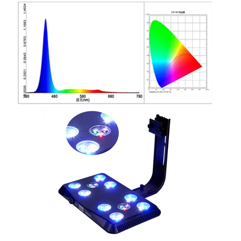 ضوء مرجاني RGB بقوة 90 واط لمح - مراجعة Marine Aquarium Led Lights وسعره